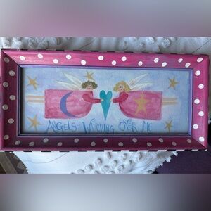 Angels Watching Over Me, Original Watercolor Painting